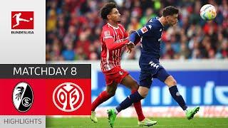 SC Freiburg - 1. FSV Mainz 05 2-1 | Highlights | Matchday 8 – Bundesliga 2022/23