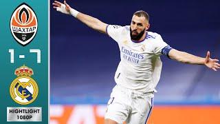 Shakhtar Donetsk vs Real Madrid 1-7 (agg) Highlights & Goals - Group Stage | UCL 2021/2022