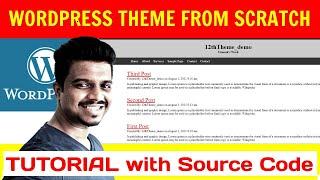 12th Wordpress Theme From Scratch Tutorial for Beginners