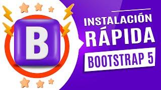 ???? Como INSTALAR BOOTSTRAP 5 en ????1 MINUTO ????  [BIEN EXPLICADO]