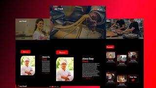 Complete Multi-Page Website For Hotel | How To Design Complete Multi Page Website From Scratch