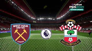 ???? West Ham United vs Southampton | Premier League 2022/23 | eFootball PES Gameplay