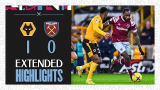 Extended Highlights | Wolves 1-0 West Ham | Premier League