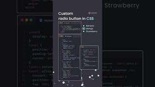 Custom radio Button animation made with CSS | CSS animation