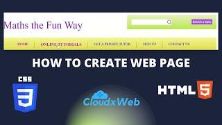 #23 HTML5 CSS3 BOOTSTRAP | Web layout | Web Design | How to Create Web Page Part-1