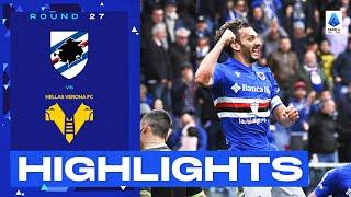 Sampdoria-Verona 3-1 | Gabbiadini ends Samp winless run: Goals & Highlights | Serie A 2022/23