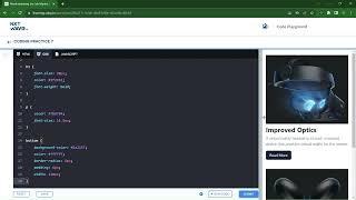VR Website Optics and Controllers | Coding Practice 7 | HTML, CSS, Bootstrap | NxtWave | ccbp 4.o