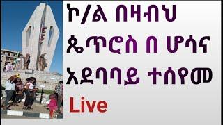 ኮ/ል በዛብህ ጴጥሮስ በ ሆሳና አደባባይ ተሰየመ