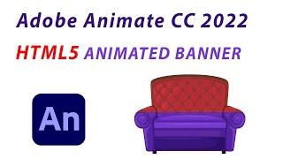 HTML5 ANIMATED BANNER TUTORIAL - ADOBE ANIMATE CC 2022 - how to use Mask