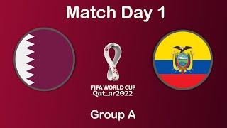 ????World Cup 2022 Qatar vs Ecuador Live Match - Qatar 2022