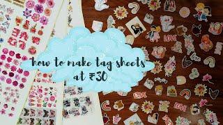 How to print tag sheets at ₹30 / Tag sheets making video / Tag sheet printing /Tag sheet tutorial