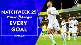 Every Premier League goal from Matchweek 25 (2021-22) | Premier League [English Commentary