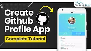 GitHub Profile App using JavaScript | GitHub User API Complete Tutorial