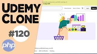 #120 Improving javascript code 2 | Udemy clone from scratch in php | Quick programming tutorial