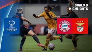 HIGHLIGHTS | FC Bayern München - Benfica -- UEFA Women's Champions League 2022-23 (Deutsch)