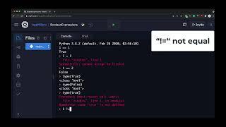 Lecture 6 - Boolean Expressions in Python