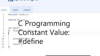 Constants in C | Define syntax | C programming (Bangla)