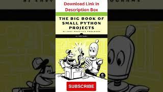 Download PDF eBook: The Big Book of Small Python Projects