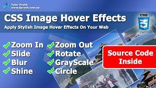 Image Hover Zoom Effect CSS3 - CSS Image Hover Effects | Tutor Pratik