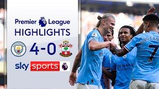 Haaland scores again as City crush Saints ???? | Man City 4-0 Southampton | Premier League Highlight