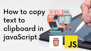 How to copy text in javascript | javascript tutorial | HTML | javaScript