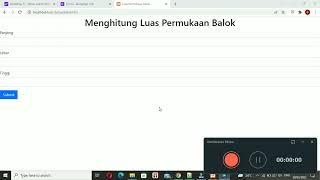 Tutorial Membuat Perhitungan Luas dan Volume Menggunakan Template Bootstrap 5