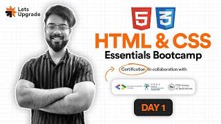 Day 1 | Introduction to HTML | HTML & CSS Essentials Bootcamp (5 Days)