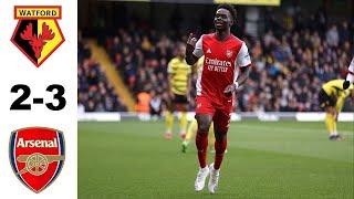 Watford vs Arsenal 2-3 Highlights | Premier League - 2022 Bukayo Saka & Martin Ødegaard Goals