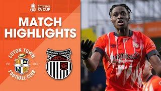 Luton Town 2-2 Grimsby Town | Emirates FA Cup Highlights