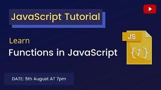 JavaScript Tutorial | Data Types, Comments, Operators, Functions | web development tutorials