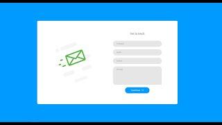 How to design a amazing responsive  contact form using html and CSS only