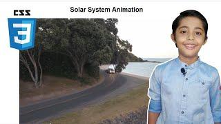 How To Build Animate A Pure Css Solar System For Beginners Tutorial | CodeWiseWithRb