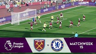 West Ham v Chelsea | Premier League 2021/22 Matchweek 15