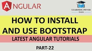 22 - How To Install & Use Bootstrap In Angular App - Angular Bootstrap - Install jQuery (Hindi/Urdu)