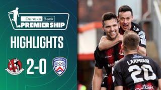 Crues keep title push alive with home win | Crusaders 2-0 Coleraine | Irish League Highlights