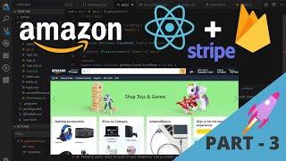 Build a Full-Stack AMAZON Clone with REACT JS (SubTotal & Stripe Checkout) 2022 - PART - 3