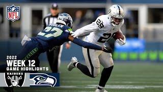 Las Vegas Raiders vs. Seattle Seahawks | 2022 Week 12 Game Highlights