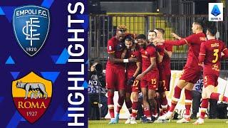 Empoli 2-4 Roma | Abraham strikes twice in Roma away win | Serie A 2021/22