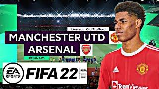 FULL MANCHESTER UNITED VS ARSENAL EPL ENGLISH PREMIER LEAGUE FIFA 22 GAMEPLAY