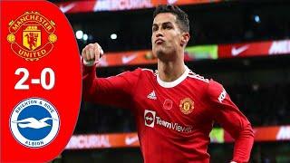 Manchester United vs Brighton 2-0 Extended Highlights Premier League | Ronaldo Finally Score Again!!