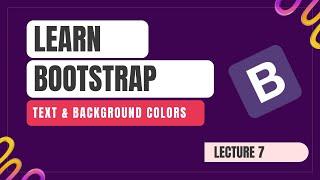 Bootstrap Tutorial In Hindi | Bootstrap 5 Text & Background Color | Bootstrap 5 Tutorial In Hindi