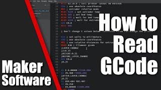 Intro to Reading GCode - Maker Software