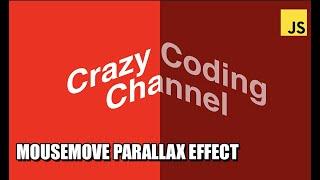 Mousemove Parallax Effect JavaScript Tutorial | How to make Parallax Effect in JS?