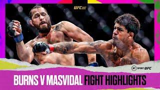 Gilbert Burns v Jorge Masvidal | #UFC287 official fight highlights | Two of the UFC best go to war!