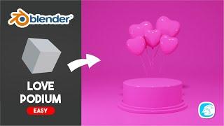 Tutorial Modeling Blender 3D Beauty Podium | Blender 3.0