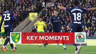 Norwich City v Blackburn Rovers | Key Moments | Third Round | Emirates FA Cup 2022-23