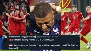 REACTIONS TO FRANCE SHOCKING 0-2 LOSS TO DENMARK | DENMARK vs FRANCE Highlights