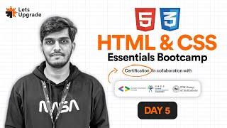 Day 5 | Project Day | HTML & CSS Essentials Bootcamp (5 Days)