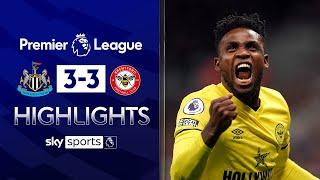 Eddie Howe's first game ends in thrilling draw | Newcastle 3-3 Brentford | Premier League Highlights