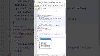 TUTORIAL JAVASCRIPT : VARIABLE JAVASCRIPT #javascript #jquery #bootstrap #forminput #short #shorts